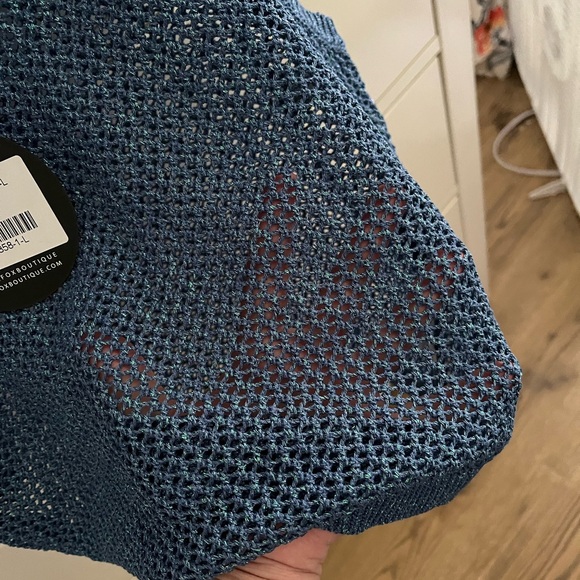 White fox outfit bold steps mesh tank and maxi skirt NWT! - Picture 7 of 12